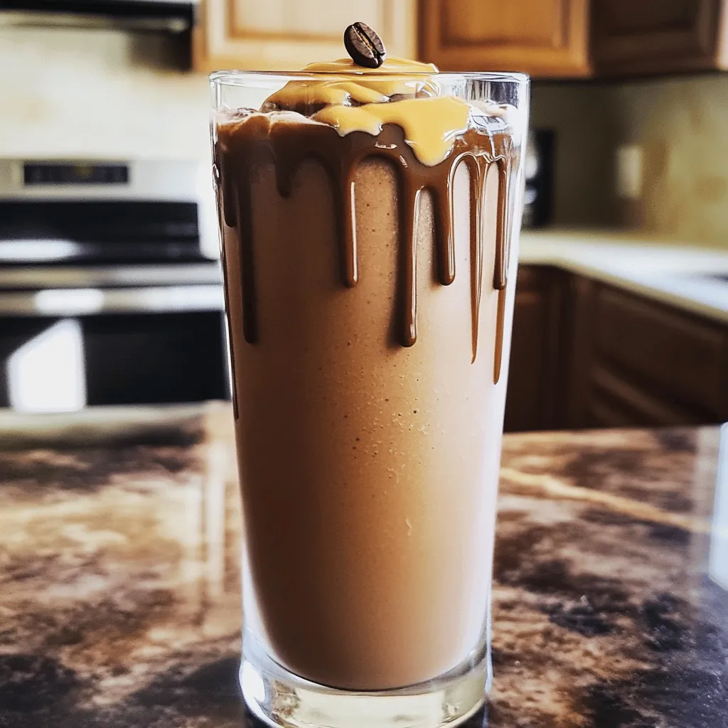 Protein Mocha Fudge Shake Creamy and Rich Delight