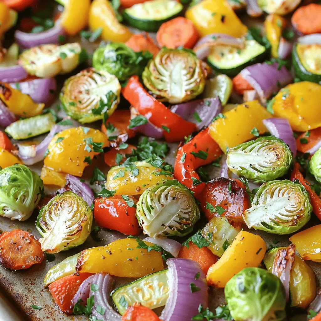 63. Roasted Vegetable Medley Flavorful and Simple Dish