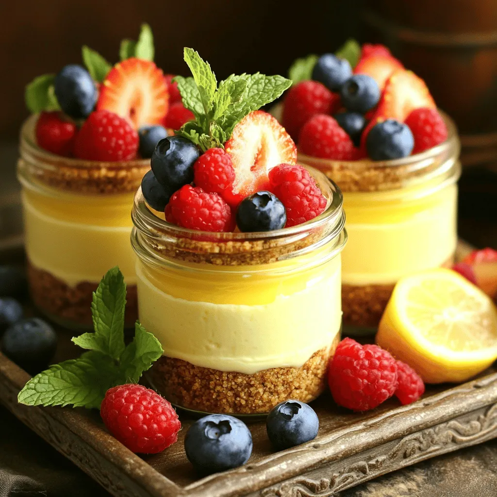 No-Bake Cheesecake Jars Delightful and Easy Recipe