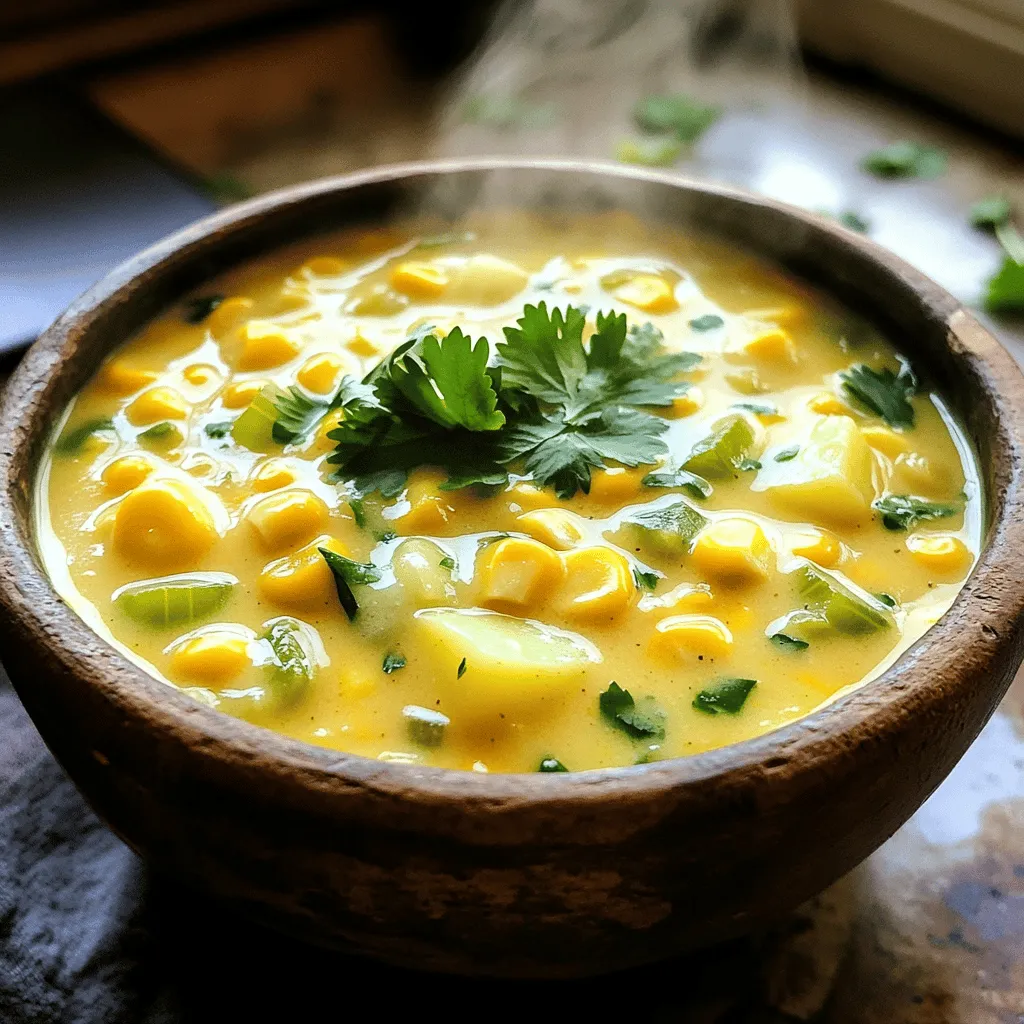 Creamy Corn Chowder Nourishing and Hearty Dish