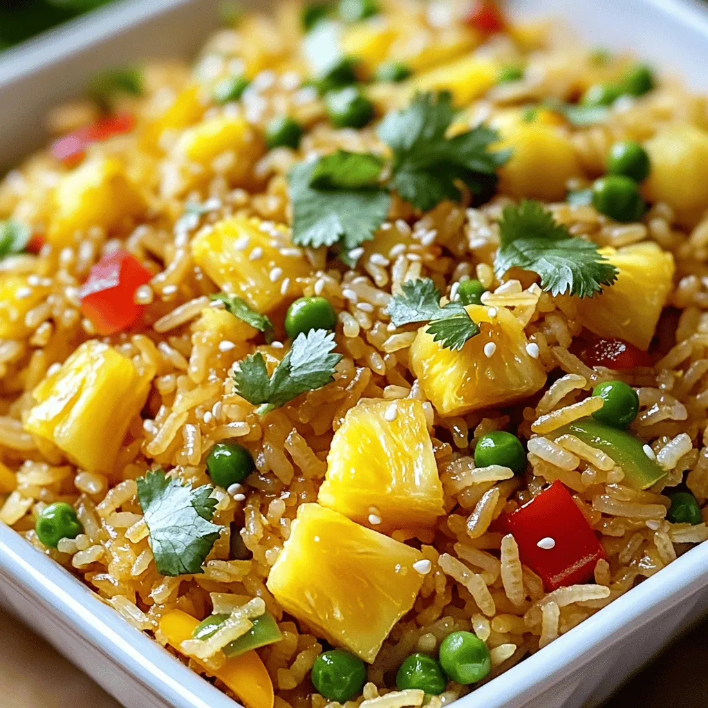 Pineapple Fried Rice Delicious and Simple Recipe
