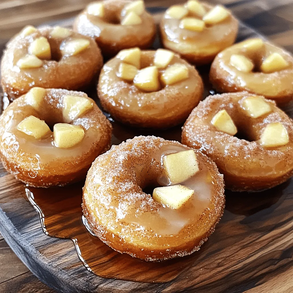 Maple Cinnamon Apple Donuts Irresistible Fall Treat