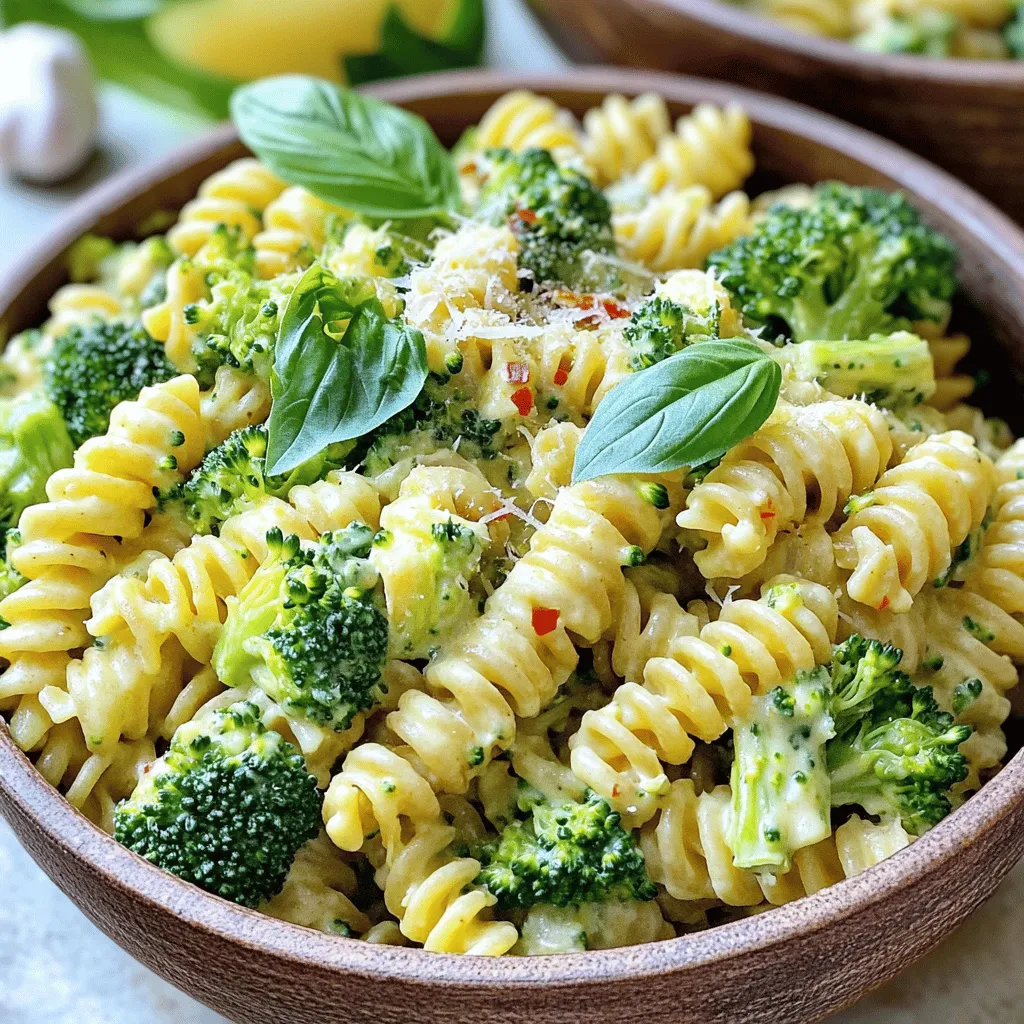 Creamy Broccoli Pasta Quick and Simple Delight