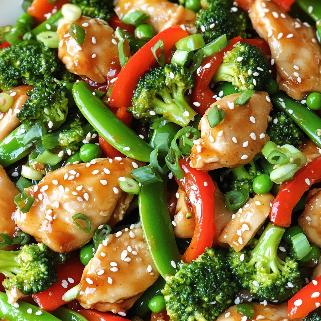 Honey Garlic Chicken Stir Fry Quick and Flavorful Meal