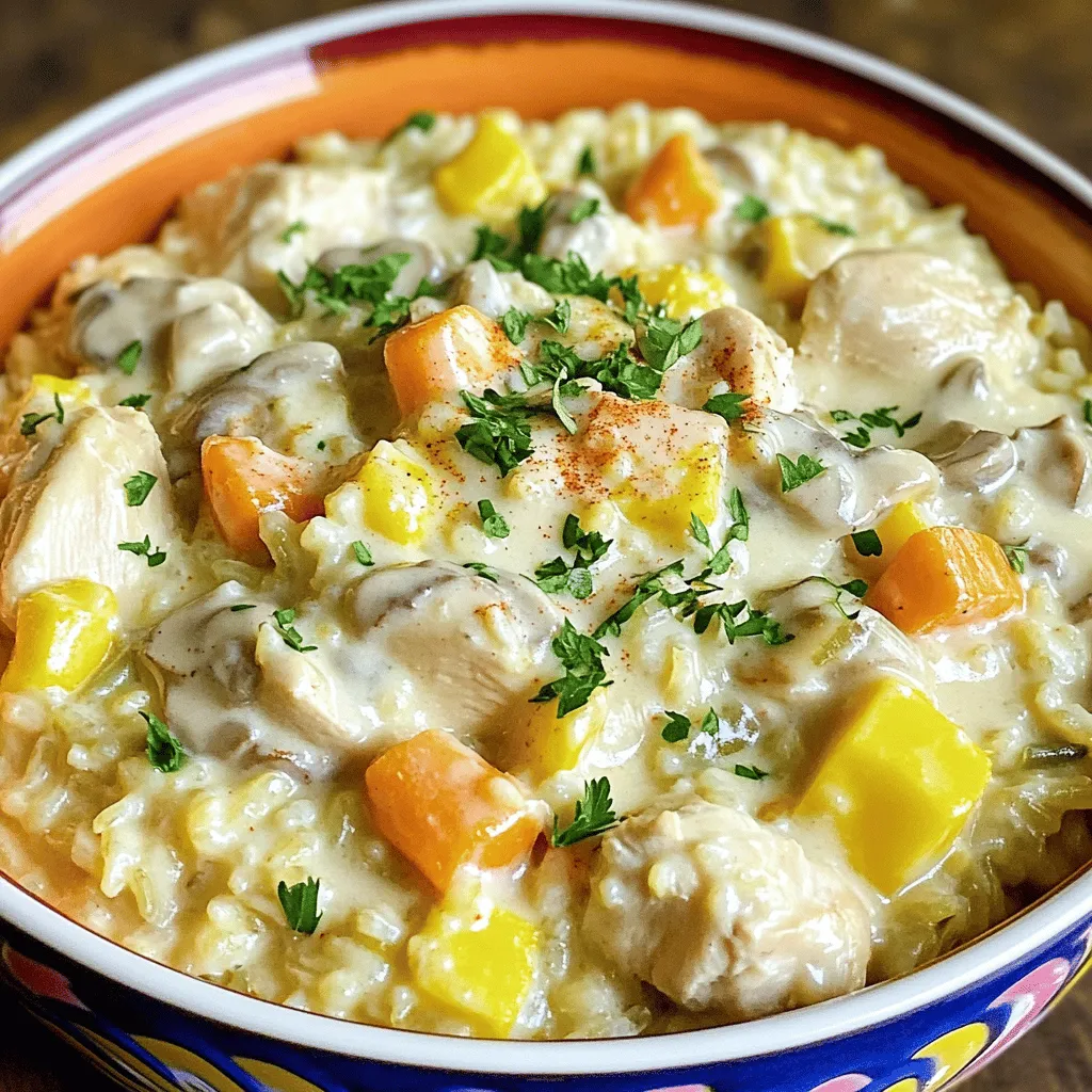 Instant Pot Chicken and Rice Casserole Delight