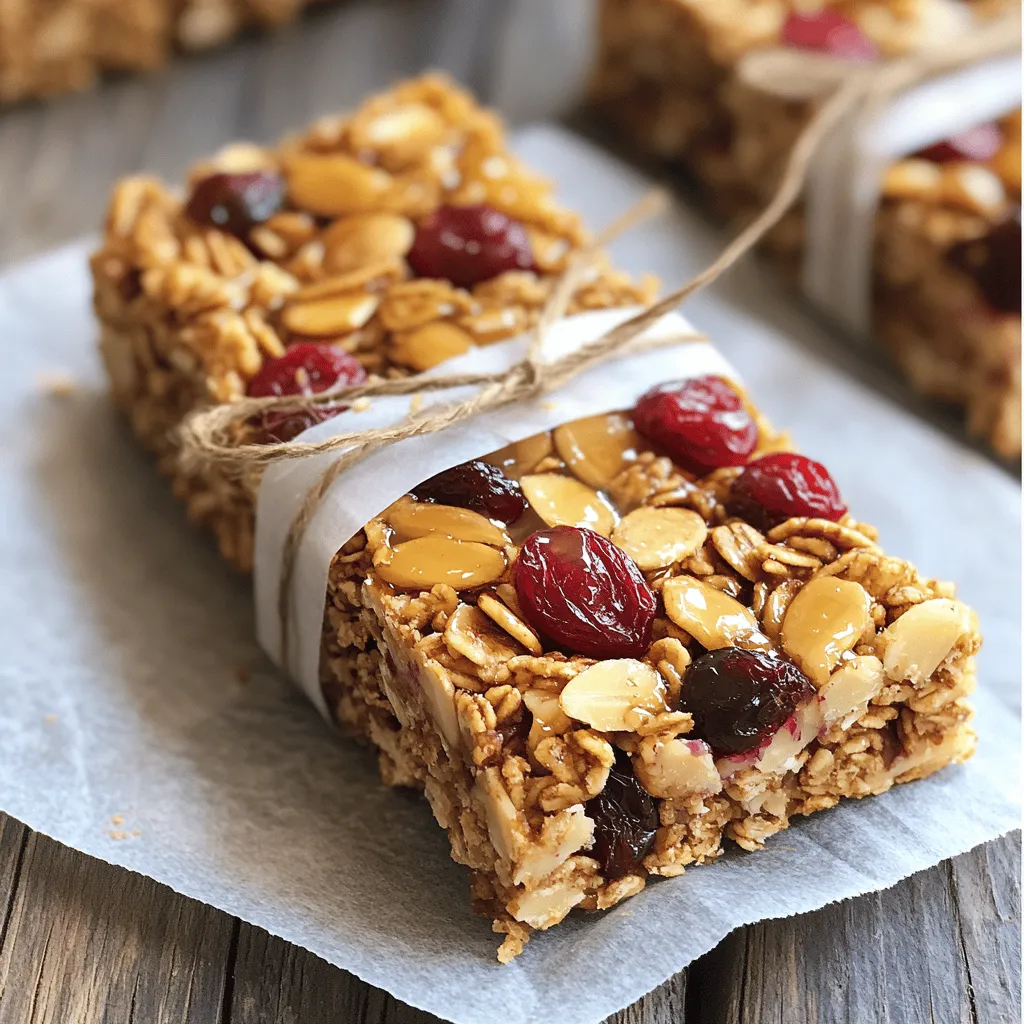 60 Cherry Almond Granola Bars Tasty and Simple Recipe