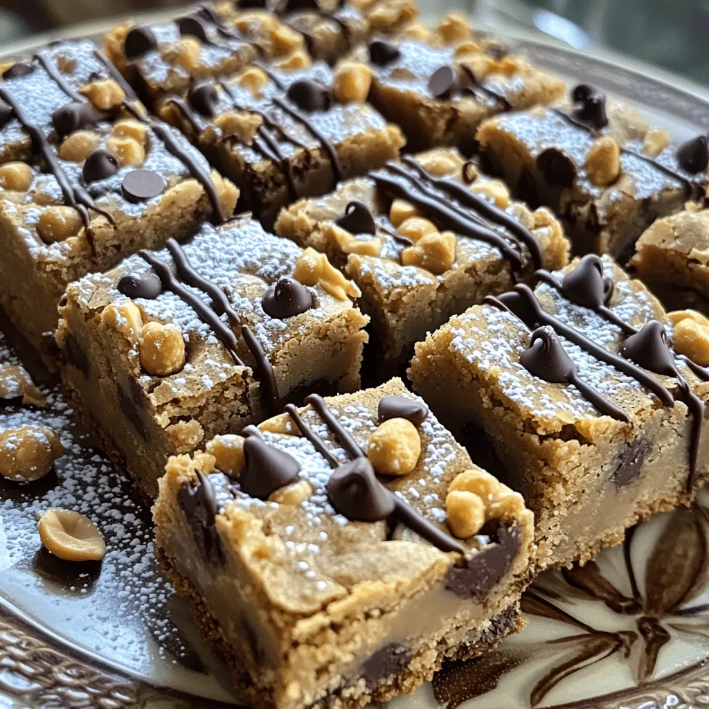 Peanut Butter Chocolate Chip Blondies Irresistible Treat