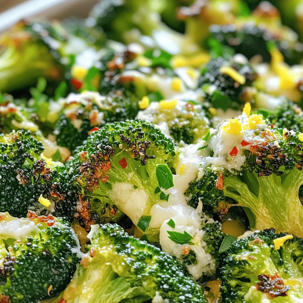 Lemon Garlic Roasted Broccoli Flavorful and Simple Dish
