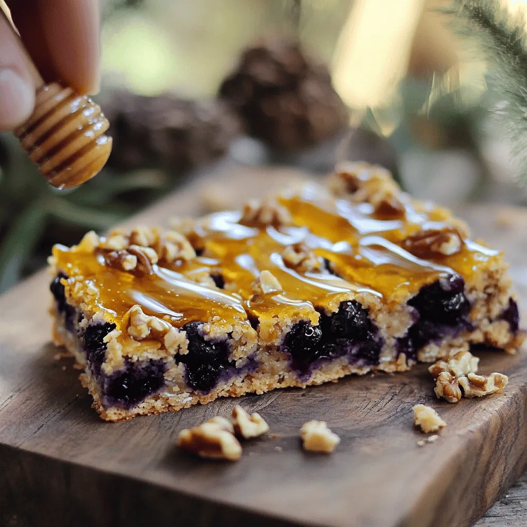 Blueberry Oatmeal Bars Delightful and Nutritious Treat
