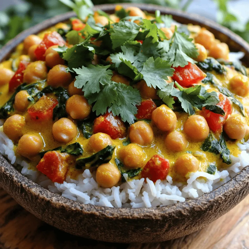 Vegan Chickpea Curry Flavorful and Simple Dish