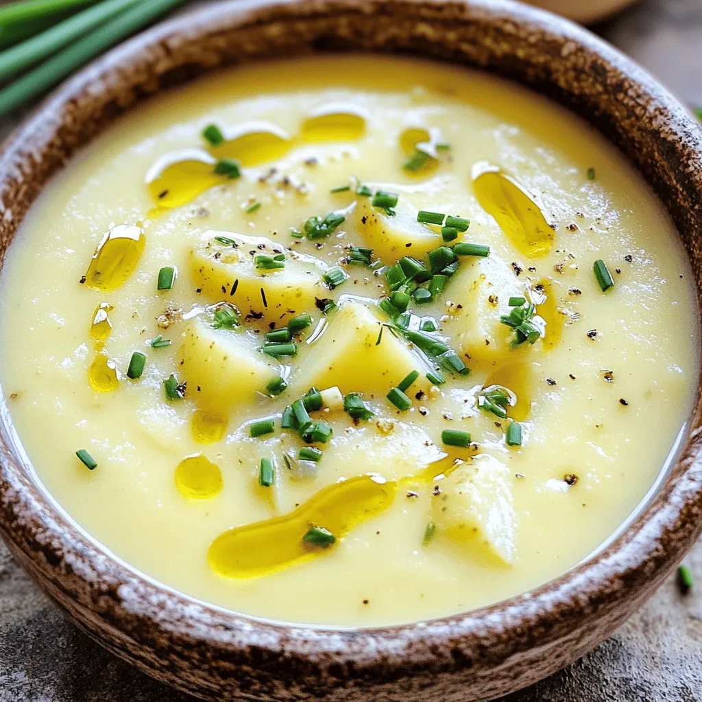 Creamy Roasted Garlic Potato Soup Flavorful and Easy