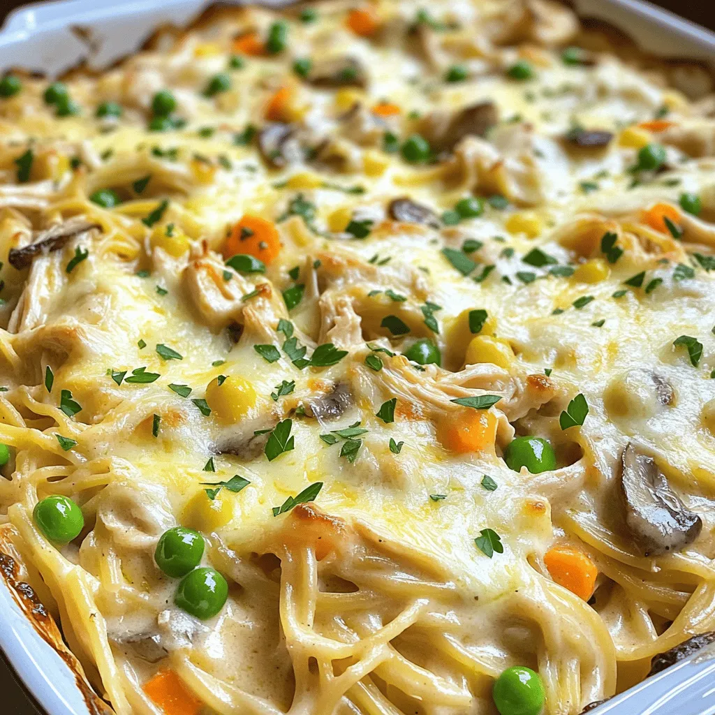 Easy Chicken Tetrazzini Comforting and Quick Recipe
