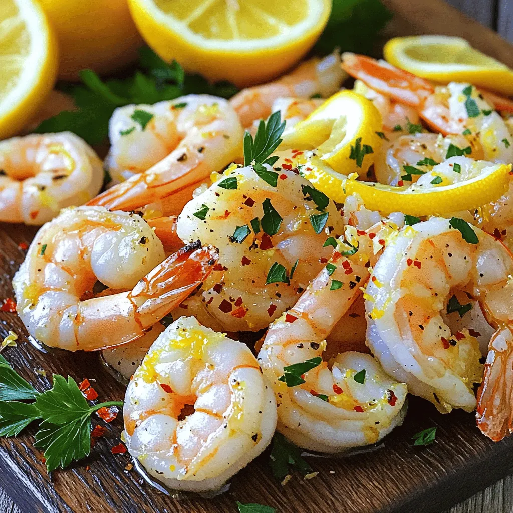 Zesty Lemon Garlic Shrimp Flavorful and Simple Dish