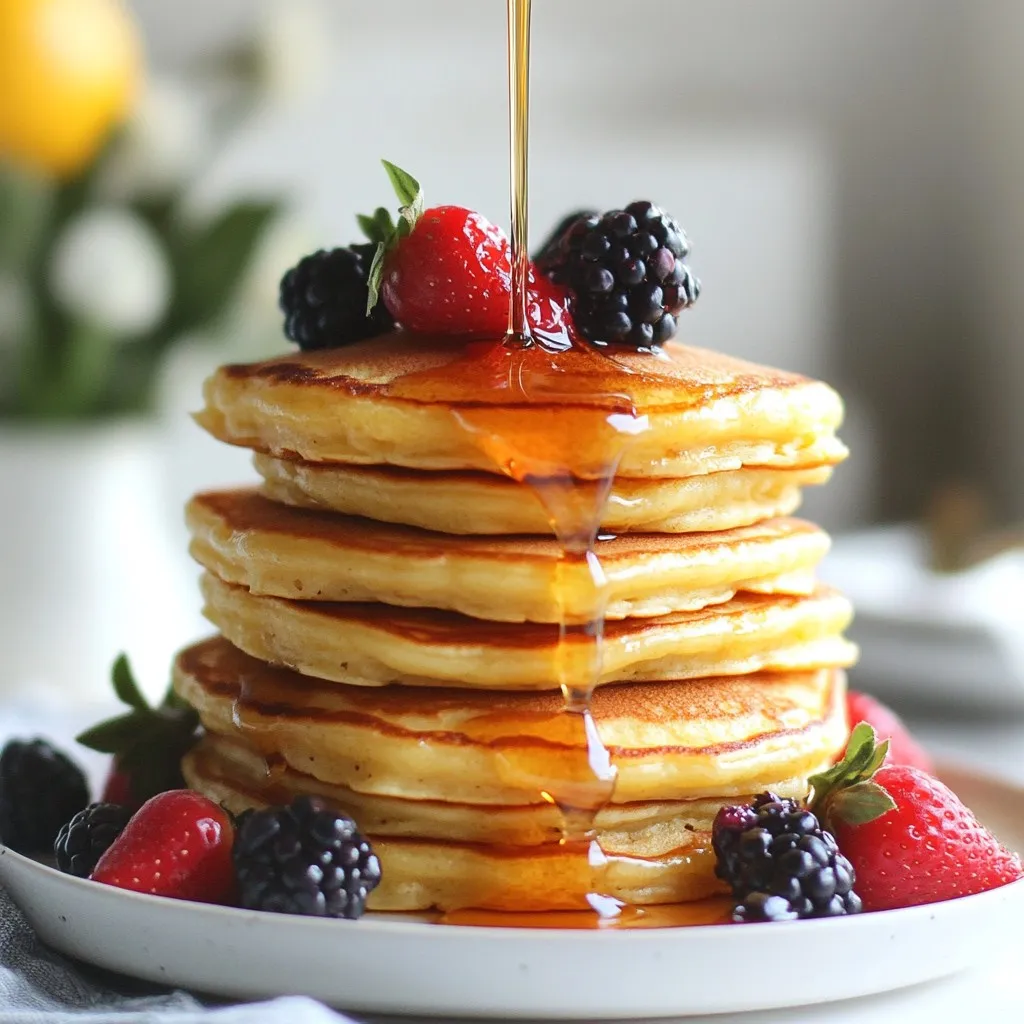 Lemon Ricotta Pancakes Fluffy and Delectable Recipe