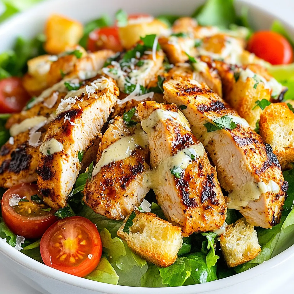 Cajun Chicken Caesar Salad Flavorful and Easy Recipe