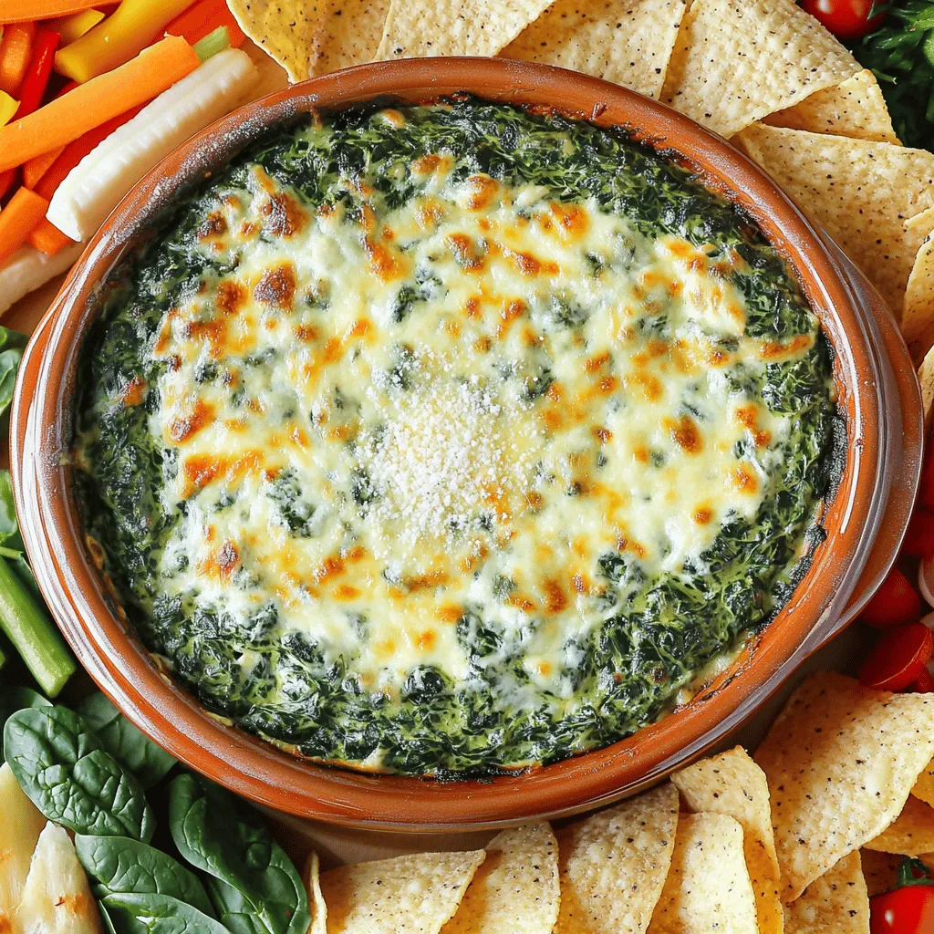 Classic Spinach Dip Healthy and Flavorful Appetizer