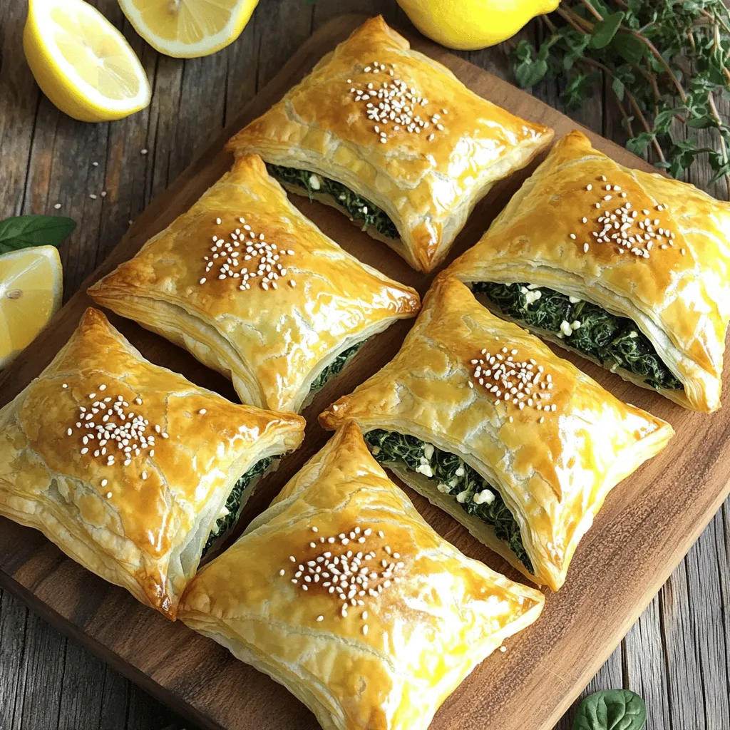Savory Spinach and Feta Puff Pastry Delight Recipe