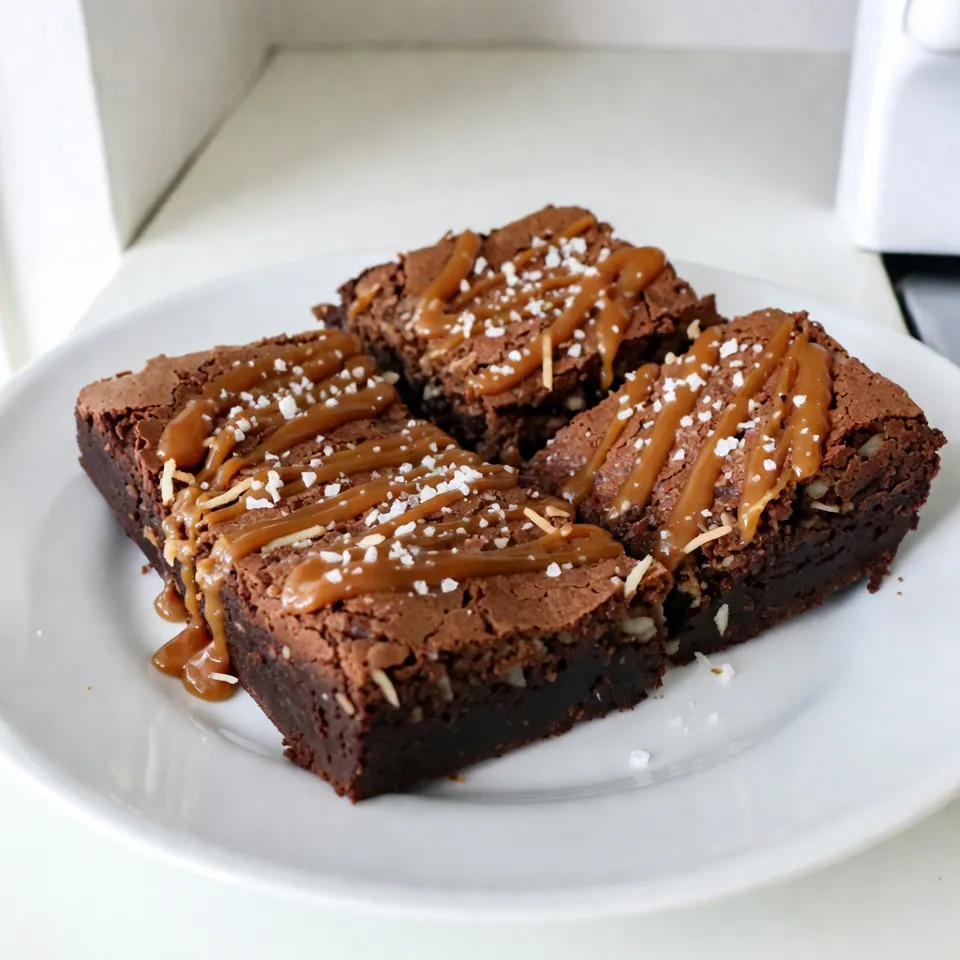 Caramel Coconut Brownies Delightful Dessert Recipe
