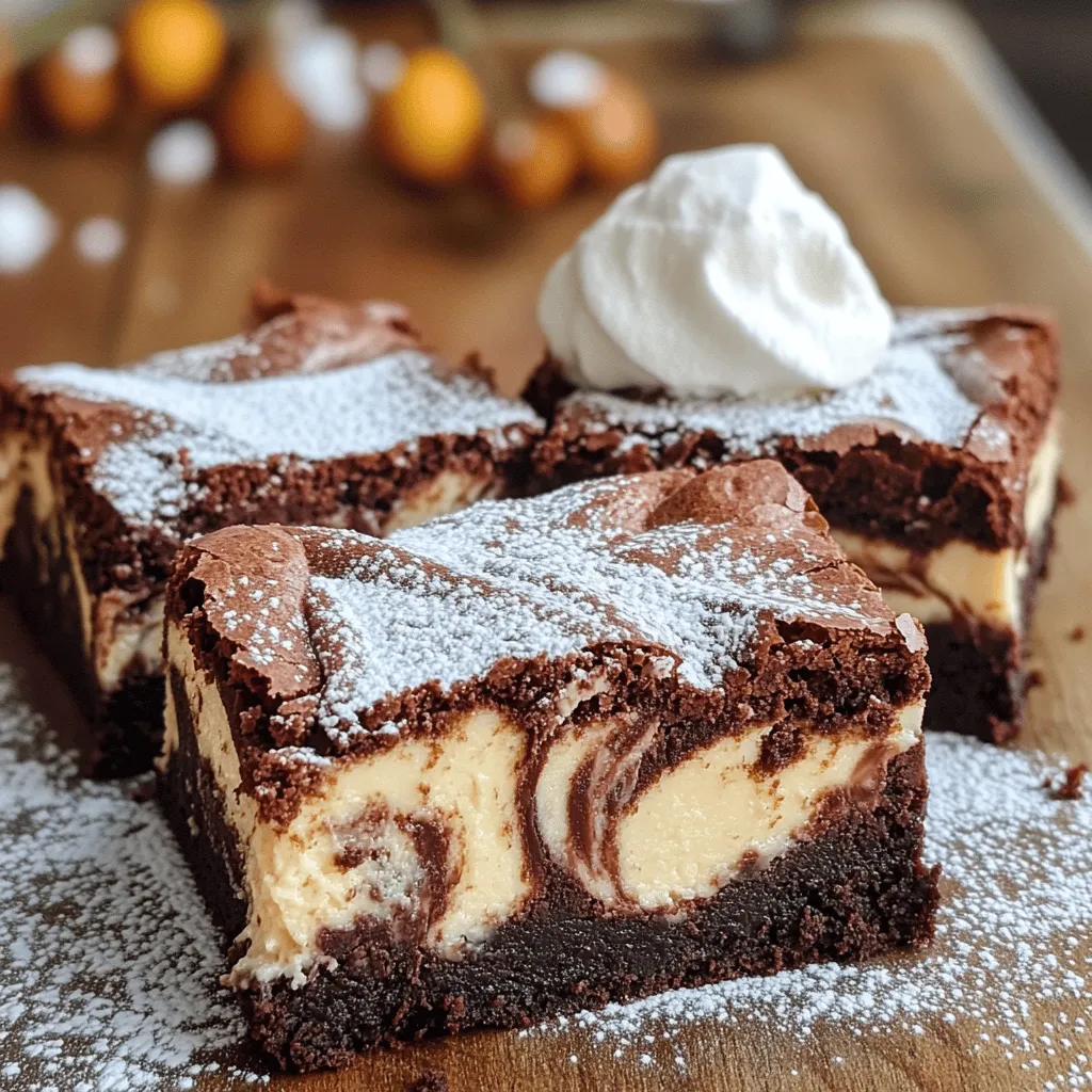 Chocolate Swirl Cheesecake Brownies Irresistible Delight