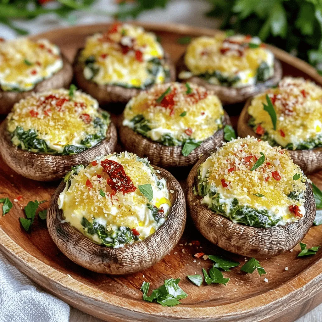 Air Fryer Stuffed Mushrooms Savory and Easy Recipe