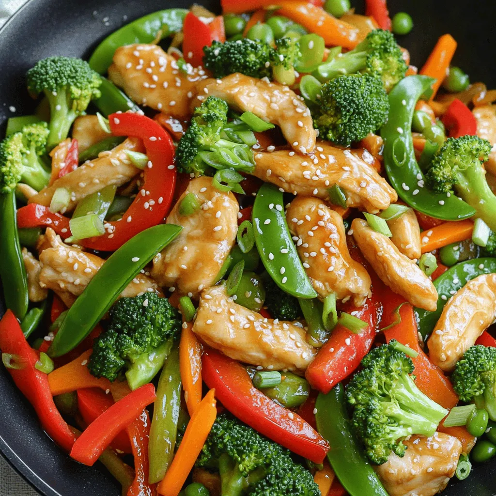 Chicken and Veggie Stir Fry Healthy Flavorful Meal