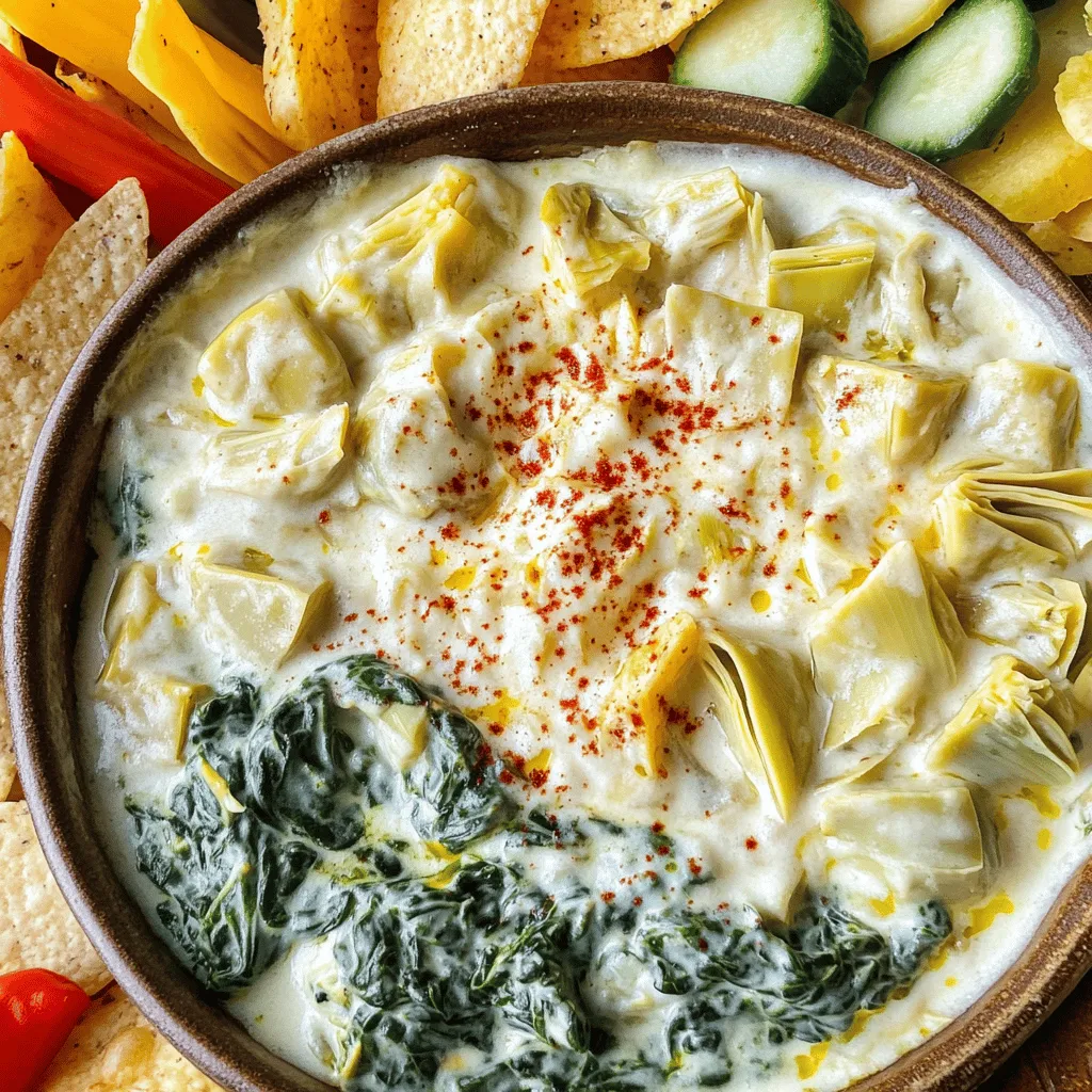 Creamy Spinach Artichoke Dip Tasty Party Essential