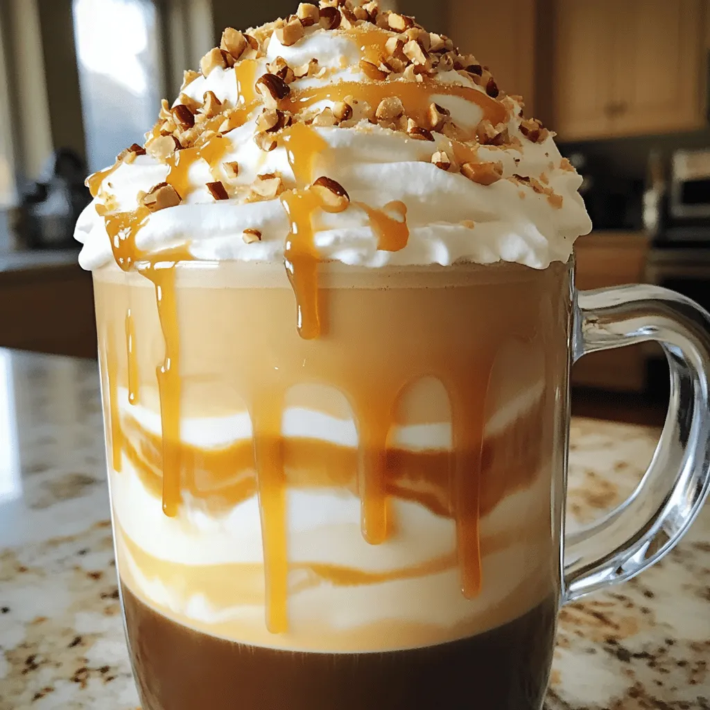 Caramel Nut Latte Simple Recipe for Coffee Lovers