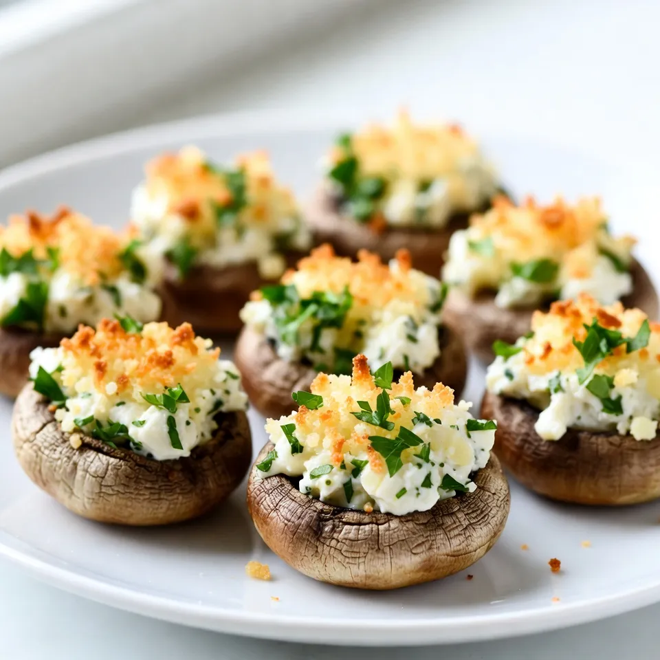 Garlic Parmesan Stuffed Mushrooms Savory and Easy Recipe