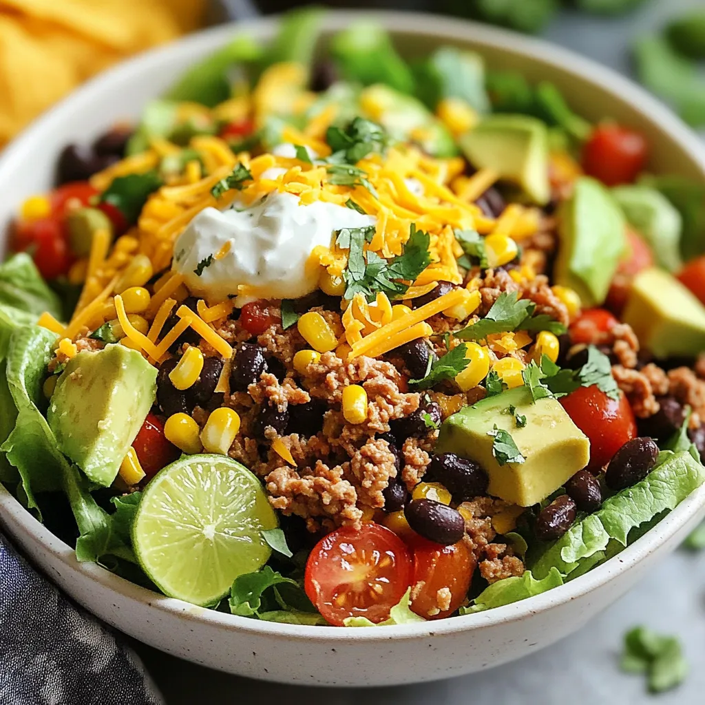 Loaded Taco Salad Flavorful and Easy Meal Idea