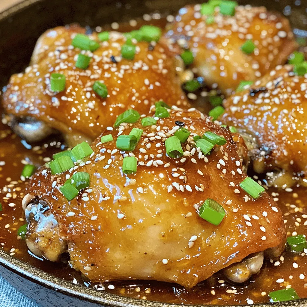 Honey Garlic Chicken Thighs Simple and Flavorful Dish
