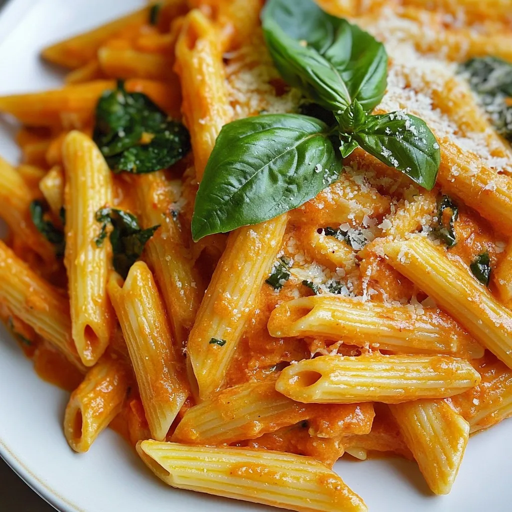 Creamy Tomato Spinach Pasta Easy and Flavorful Meal