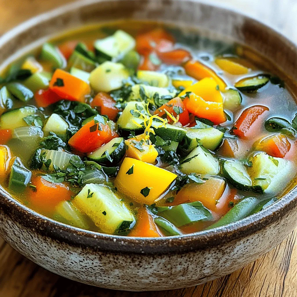 Classic Vegetable Soup Hearty and Comforting Meal