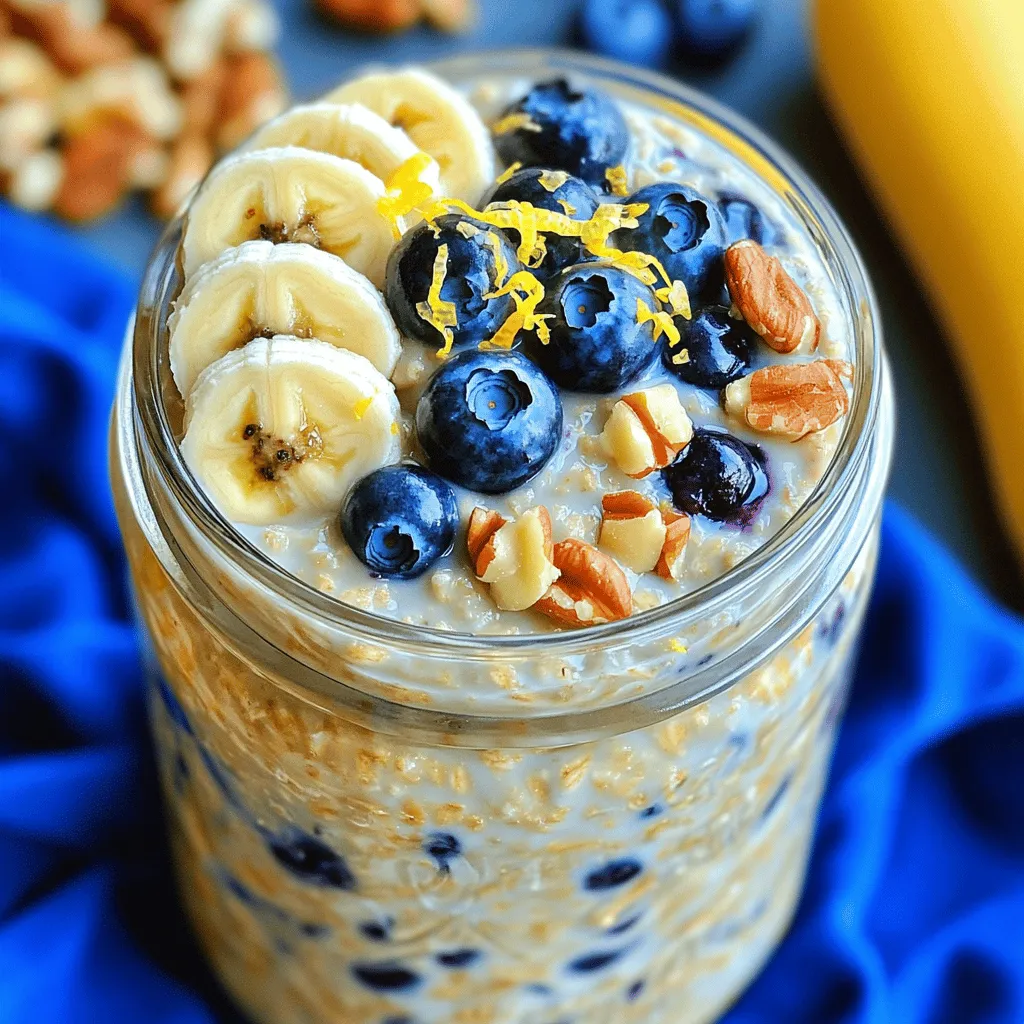 Lemon Blueberry Overnight Oats Simple and Tasty Recipe