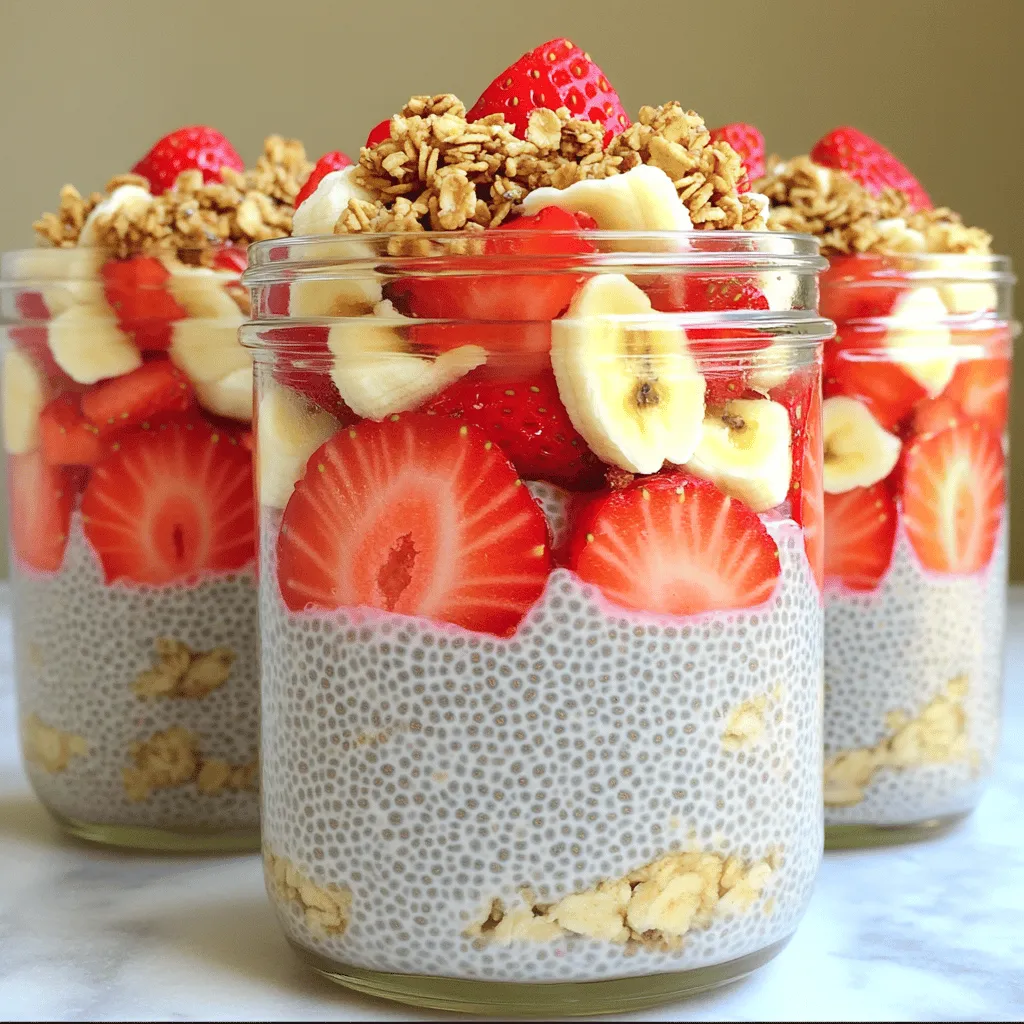 Strawberry Banana Chia Pudding Healthy and Simple Treat