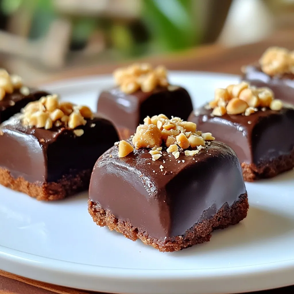 Chocolate Peanut Butter Brownie Bites Easy Treat Recipe