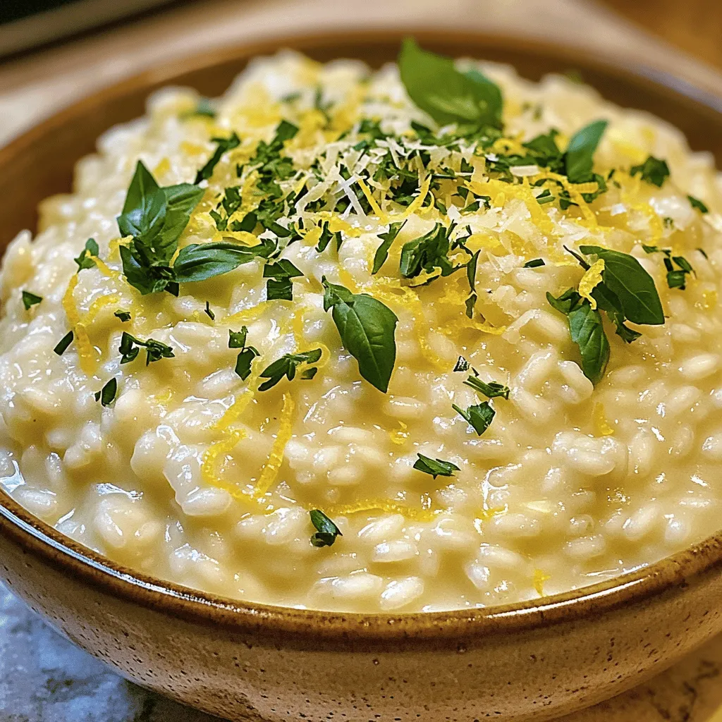 Creamy Lemon Herb Risotto Simple and Delicious Dish