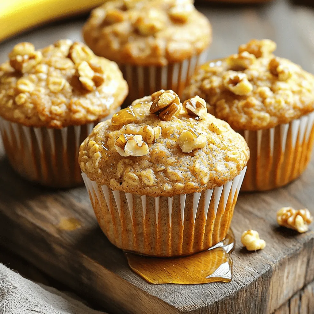 Delicious Banana Oatmeal Muffins Simple and Healthy