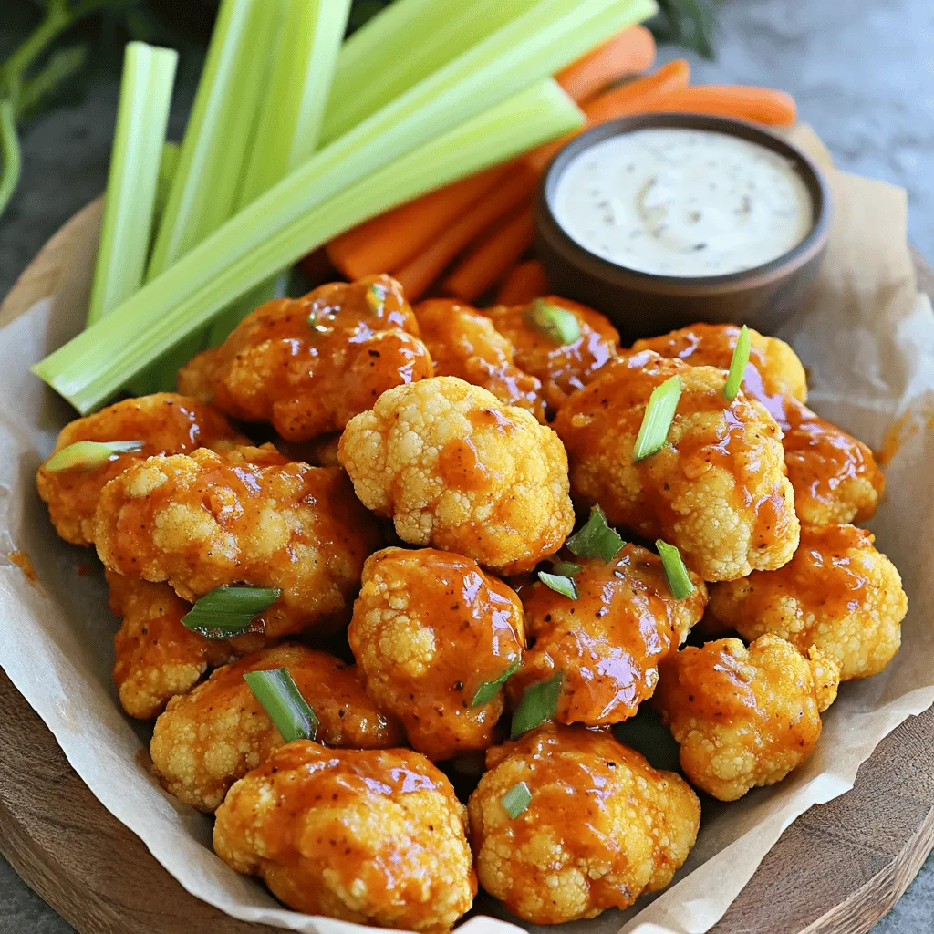 Vegan Cauliflower Buffalo Wings Irresistible Snack Recipe
