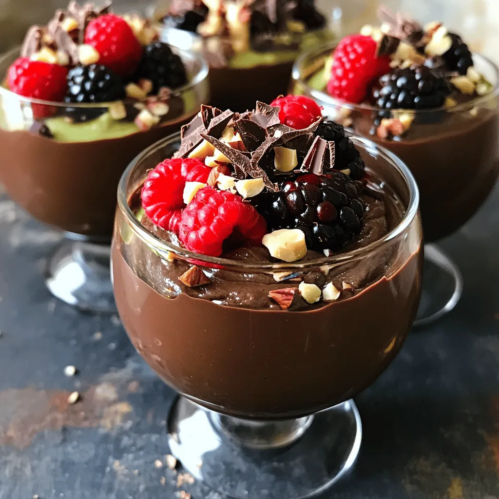 Chocolate Avocado Mousse Decadent and Creamy Delight