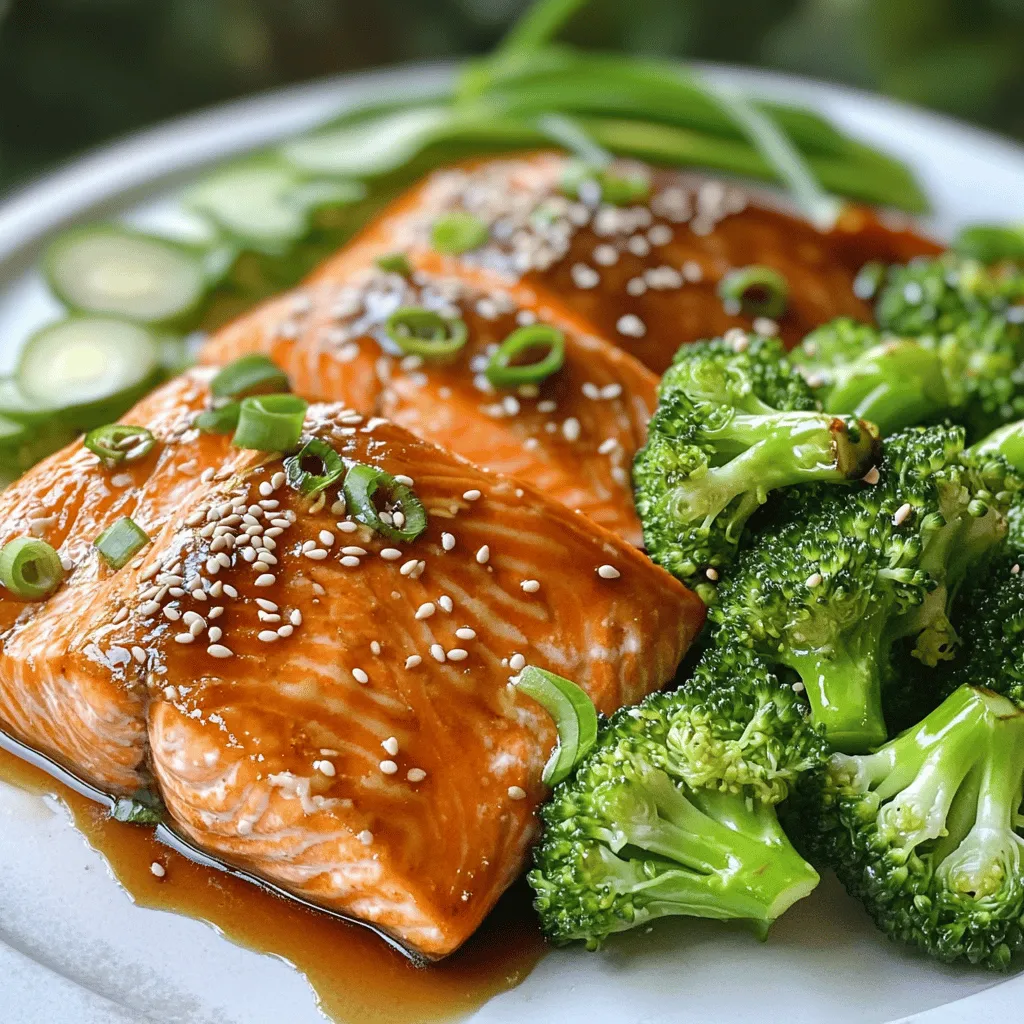 Teriyaki Salmon with Sesame Broccoli Flavor Explosion