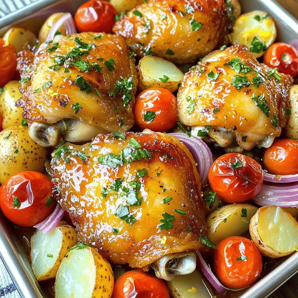 Sheet-Pan Greek Chicken and Potatoes Flavor Boost