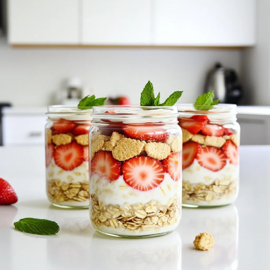 Strawberry Shortcake Overnight Oats Simple Delight