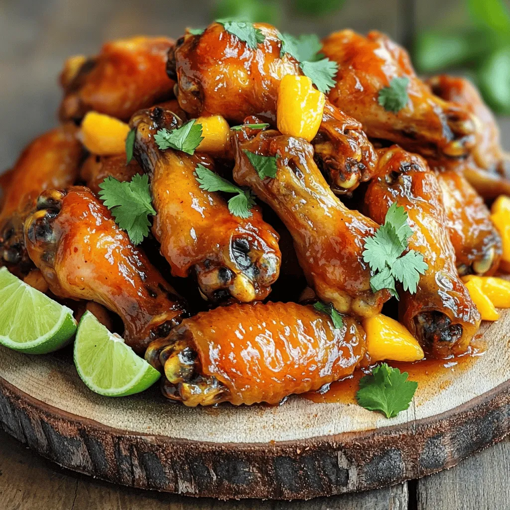Mango Habanero Chicken Wings Flavorful and Zesty Dish