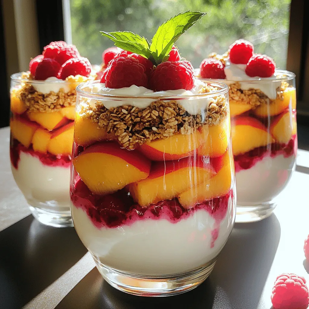 Peach Melba Parfait Delightful and Easy Recipe Guide