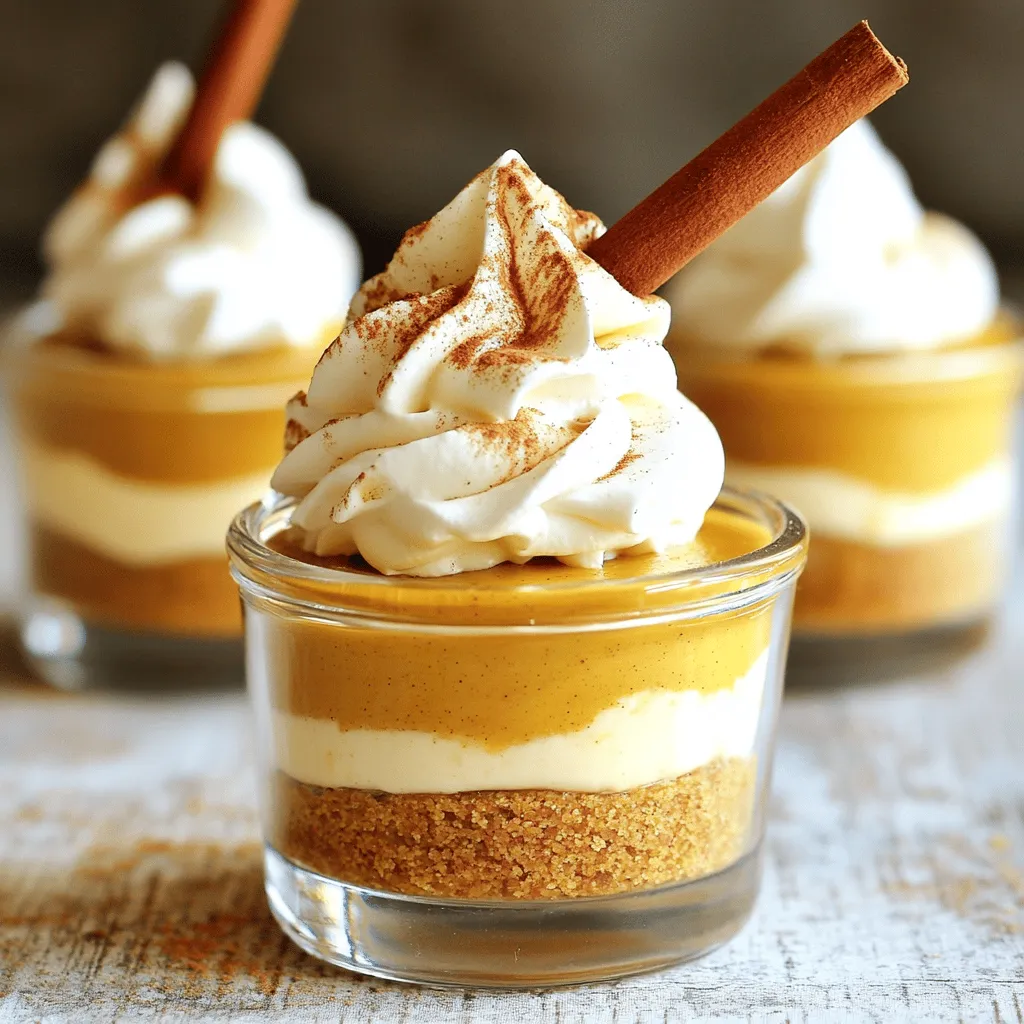 No Bake Pumpkin Cheesecake Cups Delightful Autumn Treat