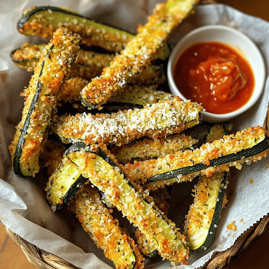 Crispy Parmesan Zucchini Fries Delightful and Easy Dish