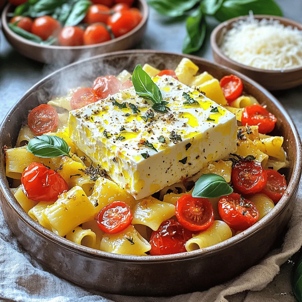 Baked Feta Pasta Flavorful and Easy Dinner Recipe