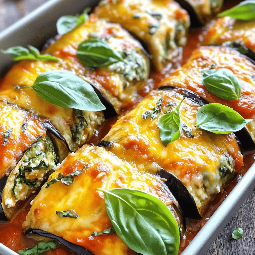 Baked Eggplant Rollatini Flavorful and Easy Recipe