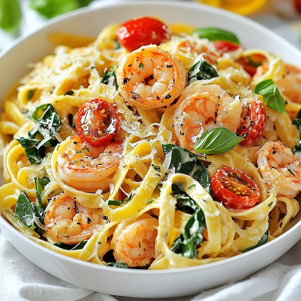 Tuscan Shrimp Pasta Simple and Flavorful Dish