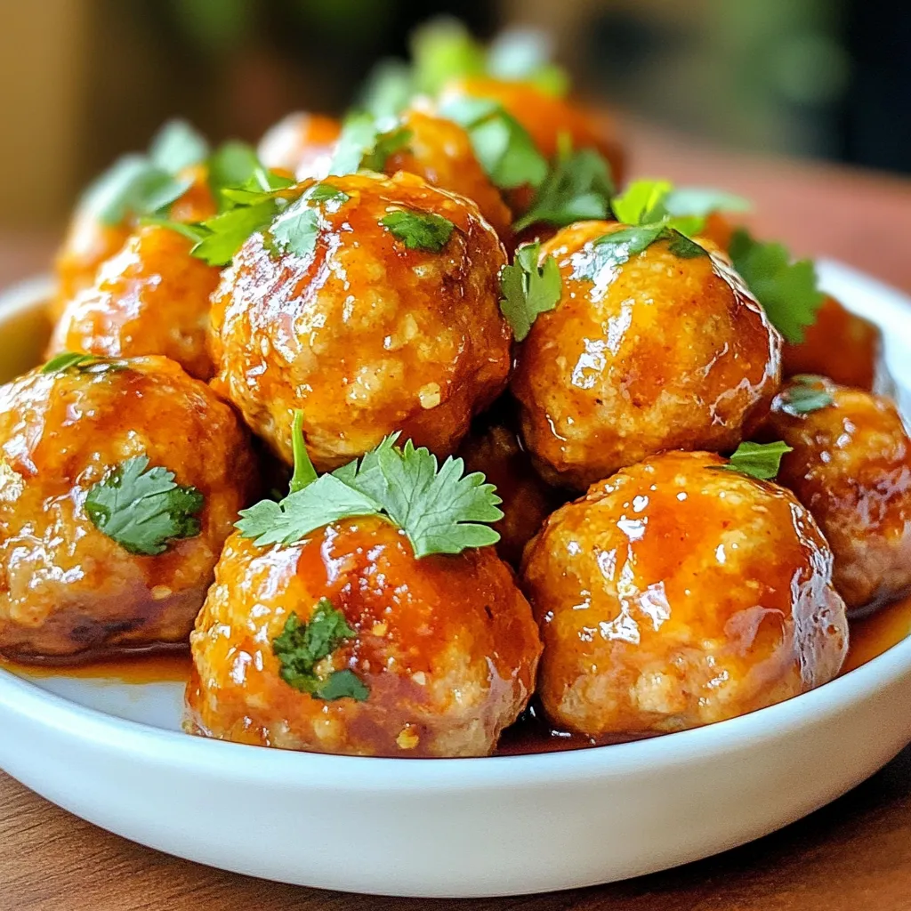 Sweet Chili Turkey Meatballs Flavorful and Easy Recipe
